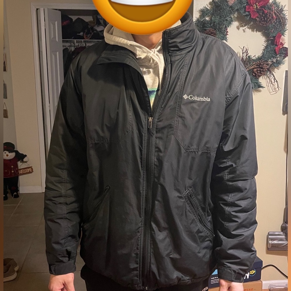 Men’s black Colombia Jacket XL used